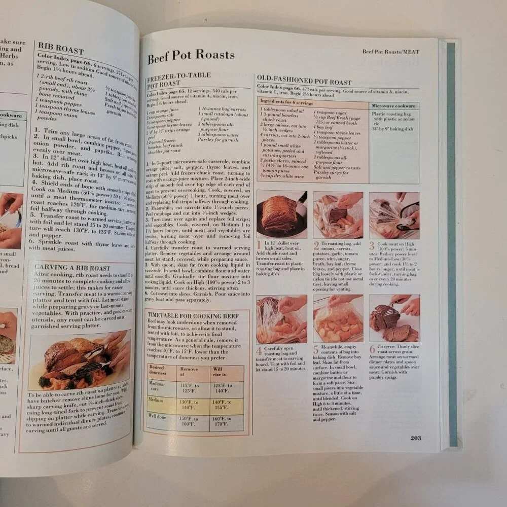 Set of 3 Hardcover Books Crisco Betty Crocker 4 in 1 Good Housekeeping Microwave